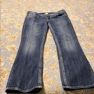 Silver bootcut jeans